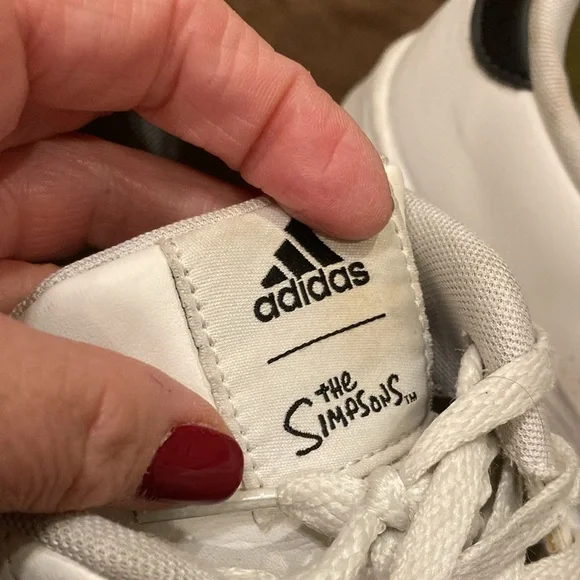 Adidas El Barto ( the simpsons) sneackers men sz 11 white great condition - Picture 3 of 8